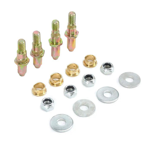 Fabater Chevy Door Hinge Pin Bushing Repair Kit For 1999-2007 Models Heavy Duty Iron Parts Set Restores Smooth Operation And Perfect Alignment For Trucks Suv, 4 pins bushings nuts washers