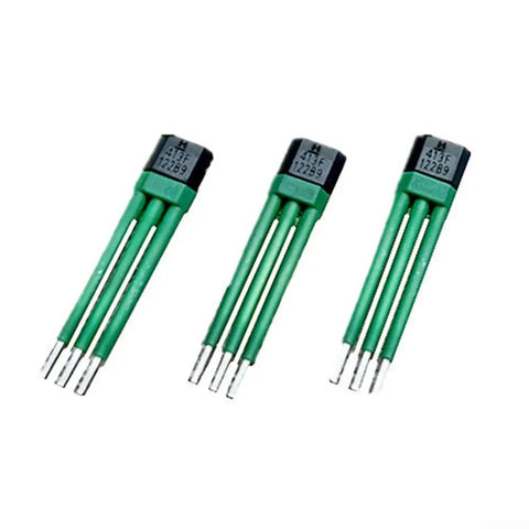 Fresh 3pc 413F Hall Sensors For Ebike Motors That Fix Jerky Starts And Boost Acceleration Smoothly With Precise Rotor Detection For High Power Bikes Around 2000 To 3000 Watts Plus Easy Fit For Quanshun Yuma And Docto Units Today. 3 green 413F hall sensors