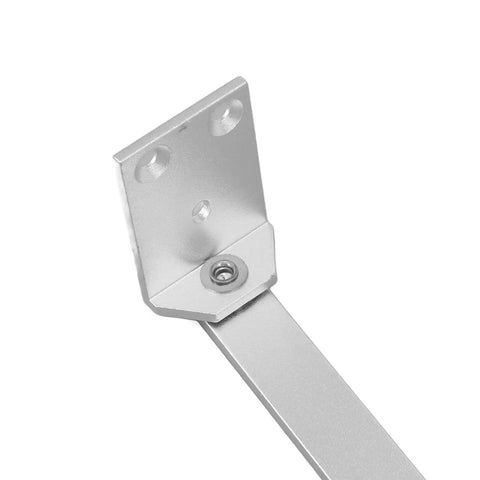 Close-up of Casement Window Hinge With Adjustable Aluminum Alloy T Shape Positioning Safety Window Stay No Drill Installation Friction Hinge Kit