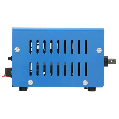 Hand Crank Generator Portable Power Bank With USB Charging Emergency Dynamo, blue casing, front view