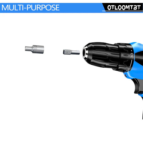 Drill with adapter from Quarter Inch Drive Ratchet Socket Set With Metric 4mm To 14mm Sockets Front And Rear Quick Release Ratchets Heavy Duty