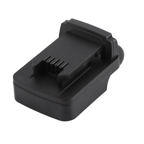 18V Battery To 18V Tool Converter Kit with Switch and 30A Fuse, black plastic housing and connector.