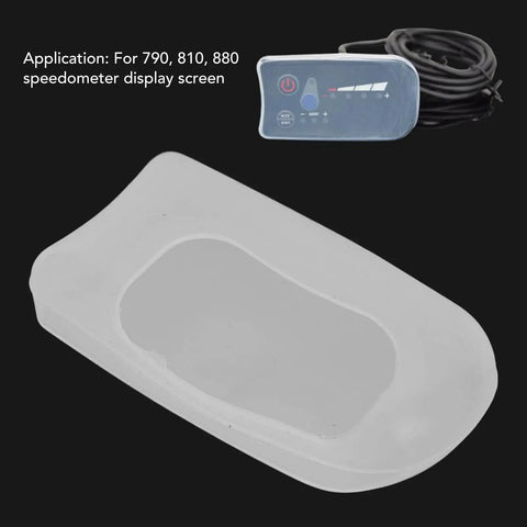 Pro Grade Silicone Protective Case For Electric Speedometer Display Screens 790 810 880 Dustproof Waterproof Cover With Easy Install Soft Flexible Shield Rugged Screen Protection For Vehicle Dash Gauges