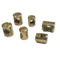 M6 M8 Steel Cross Dowel Nuts Set For Furniture Assembly Slotted Barrel Nuts Hammer Embedded For Bed Crib Chair Joints Built To Last Fasteners