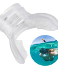 Disposable Dive Mouthpiece For Regulators Transparent Silicone Snorkel Mouthpiece Comfortable Spare Replacement
