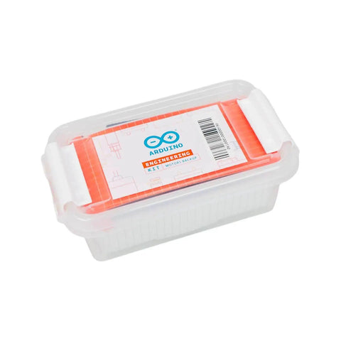 Drop In Ready Motor Backup Set For Robotics Engineering Projects Featuring High Torque Dc Drivetrain Parts in a transparent container.