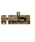 Premium 2 Inch Pure Copper Door Bolt Antique Bronze Barrel Slide Lock with solid rod for shed doors.