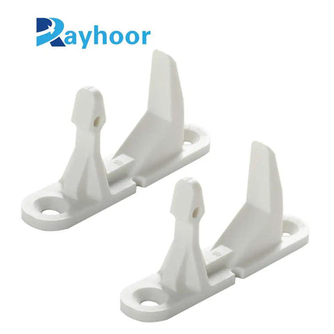 4 Pack Washer Door Striker Replacement For Most Top Load Washers Easy Install Durable Latch That Replaces AP3580441 1032664 131763300 131763310 134456600 AH890617 EA890617 PS890617 Fits A Wide Range Of Major Brands. White plastic washer door strikers, two shown