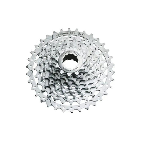 9 Speed 11 to 28 Tooth Cassette for Shimano and SRAM Drivetrains Chrome Silver Finish Lightweight About 250 Grams