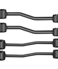 4 Piece Front And Rear Sway Bar End Link Suspension Kit For Jeep Grand Cherokee 1999-2004, black steel links