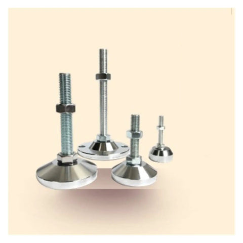 Easy Install Adjustable Leveling Feet Four Pack For Furniture And Desks With Swivel Design Height Adjustable For Tables Cabinets Workbenches Shelving Units And Bookcases Carbon Steel Durable And Wear Resistant, four carbon steel feet