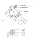 Top Notch 304 Stainless Steel Insert Ball Bearing With SUCP206 Pillow Block Housing For Heavy Duty Machinery Low Noise High Speed Performance Keep Running Smooth For Pros Seeking Best Value Without Hassles Stuff Gets Job Done Right Every Time. SUCP206 mounted insert bearing diagram