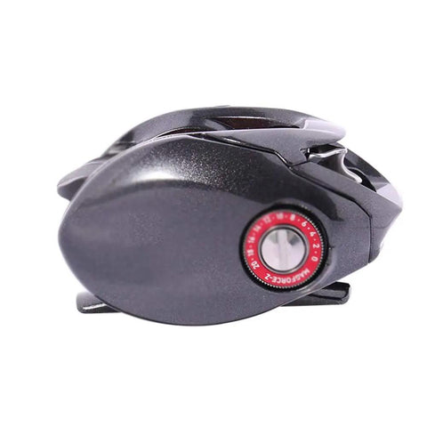 Water Drop Wheel Ice Fishing Reel With Long Cast Capability, Extended Non Slip Handle For Maximum Grip, Right Hand Operation