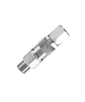 One Quarter Inch Swivel Joint For Spray Gun Hose 360 Degree Rotation Heavy Duty Rock Solid Stainless Steel 304 Construction Built To Last Corrosion Resistant For Airless Paint Sprayers And High Pressure Hoses, stainless steel fitting