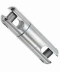 Heavy Duty 5 Ton Cable Pulling Swivel With Breakaway Safety Clutch And Nickel Plated Alloy Build close-up view.