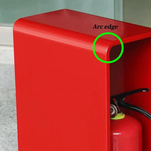 Heavy Duty Steel Fire Extinguisher Cabinet Double Storage Compartment Tough As Nails Weather Resistant Emergency Box Top Shelf Black Industrial Grade Quick Access Hub