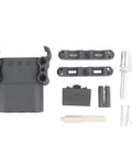 Heavy-Duty Walfront Forklift Cable Connector 160A Male Plug For Dc150V Power Systems, parts including connectors and terminals.
