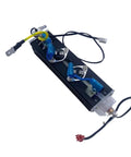 Heating Block 220V Replacement Part For Water Dispenser, Coffee Machine, And Dishwasher - Durable, Easy Install, Reliable Heater Element For Quick Appliance Repair And Steady Hot Water. Black 220V heating block with wires and terminals