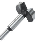Top Tier 2 Inch Forstner Drill Bit robust carbon steel for clean flat bottom holes, ideal for woodworking and DIY projects.