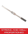 Tap Wrench For No 0 Through No 14 Taps With Firm Grip On Round And Square Shanks Heat Treated Surface One Quarter Inch Square Shank