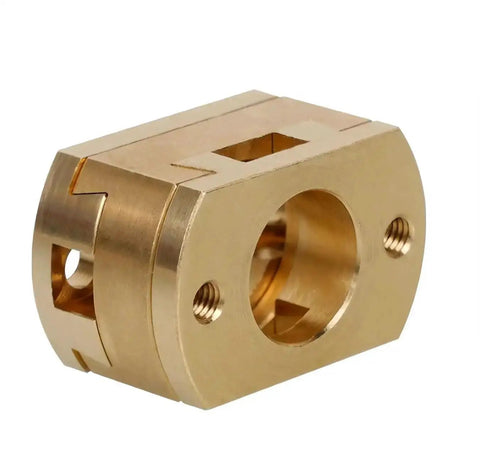 Upgrade Your 3D Printer With This Sick T8 Z-Axis Screw Hot Bed Oldham Coupling For Ender3 And Cr10 Models For Solid Print Quality brass coupling