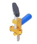 Handheld Glass Tile Cutter, Dope Pro Grade Manual Glass Cutter With Aluminum Alloy Handle, blue and gold cutting tool.