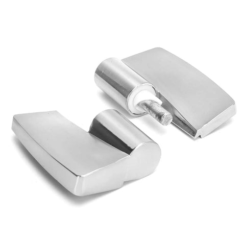 Aluminum Gravity Hinge With Hydraulic Seal For Furniture Doors Built To Last Durable Alloy Construction 8.5x8cm Left Side