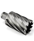 Oscarbide annular cutter with 3/4 in Weldon shank, 1-5/8 in cutting diameter, 2 in depth