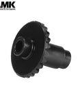 Two Piece Metal Bevel Gear Set 12T 24T Beefed Up Upgrade For 1 By 18 RC Crawler Cars Including Axle Ring Pinion And Helical Gears CNC Machined Steel
