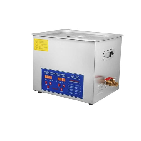 Heavy Duty Ultrasonic Cleaner With Digital Timer And Spacious Tank For Jewelry And Garden Gear Deep Knocks Out daily grime and grease.