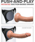 Kickass Adjustable Strap On Harness For Couples heavy duty nylon with suction-based design for secure partner play.