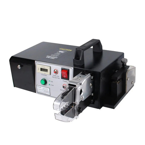 Aoxhugb Em-6B2bc Electric Terminal Crimping Machine For Non- Welded Wires, includes 9 precision dies and sturdy control panel.