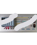 High Performance Plc Trainer System Heavy Duty Demonstration Rig for wiring and programming with input/output terminals and control panel.