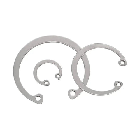 Retaining Ring M78 To M150, 304 Stainless Steel C Type Internal Circlip Snap Ring Clamp Spring, heavy-duty corrosion resistant display