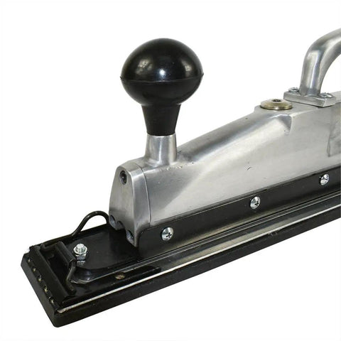 Inline And Straight Line Air Sander With Dual Piston Power, Two-Handle Vibration Control, Two And Three Quarters Inch Pad