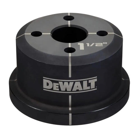 DeWalt One Half Inch To Two Inch Knockout Set For Electrical Boxes With Durable Punches And Quick Change Bushings, 1.5-inch die
