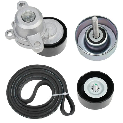 Superior Drive Belt Tensioner Kit Compatible With Nissan Maxima 2009 Through 2015 For 3.5L V6 Motors Installed Easily For Drivers Who Want Zero Hassle And High Reliability On Every Trip Out And About Keep Your Ride Singin Sweet, drive belt tensioner kit with belt and pulleys