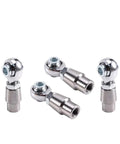 8 Piece Heavy Duty Heim Joint Rod End Kit With Spacers For Steering Automation Linkages Precision Thread Design showing metal joints.
