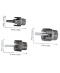 Ciieeo 3 Piece Pipe Threader Kit For Pvc Plumbing, Electric Drill compatible die heads for threading half, three quarter, one inch pipes.