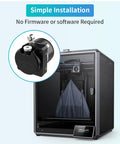 Image showing simple installation of Hummingbird Extruder Upgrade For K1 Series Beefed Up 50N Extrusion Force Dual Gear All Metal Body in 3D printer.