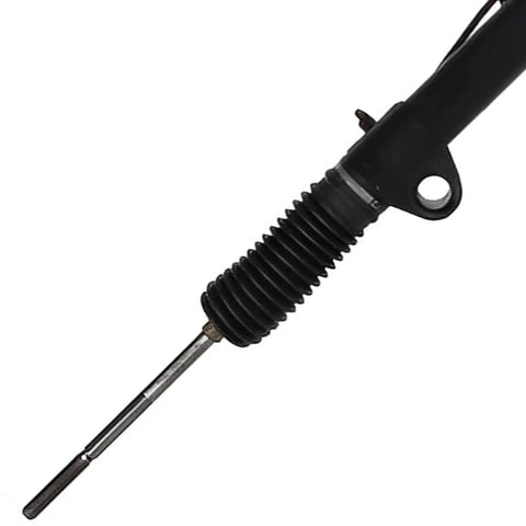 RWD Rack and Pinion Kit for 2000 2004 Dodge Dakota and 2000 2003 Durango close-up of steering rod and boot