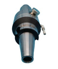 Top Shelf BT30 CNC Spindle Motor With Speed Increasing Chuck Compact engraving power head showing precision taper interface.