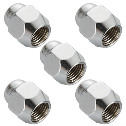Top Tier 5pc Wheel Lug Nut Kit For Nissan Frontier And Infiniti G20 Direct Replacement With Strong Alloy Build To Fit OEM 40224ZN50A Specs Super Cool Ride Ready Gear, 5 alloy lug nuts
