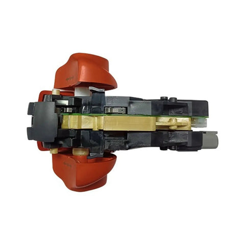 High Performance Tiller Rod Electric Component For Forklifts And Pallet Jacks Plus Lift Trucks Fits Model 3095404009 top view of red and black machinery part.