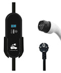 Heavy Duty Portable Ev Charger Type Two 16A Iec 62196 2 Evse Travel Cable featuring display and connector for easy use.