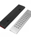 Pro Grade Tungsten Carbide Steel Wire Draw Plate With 30 Square Holes From 3.00mm To 0.50mm shown with protective cover