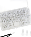 250 Piece Closed End Wire Crimp Connectors And Terminals Kit For DIY Projects 22 To 18 18 To 14 12 To 10 AWG nylon core