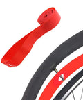 Two Pack Antipuncture Tire Liner And Rim Tape Protector For 26 Inch 18mm MTB And Road Folding Bikes Shields Inner Tube Extends Life Durable PVC Construction Red