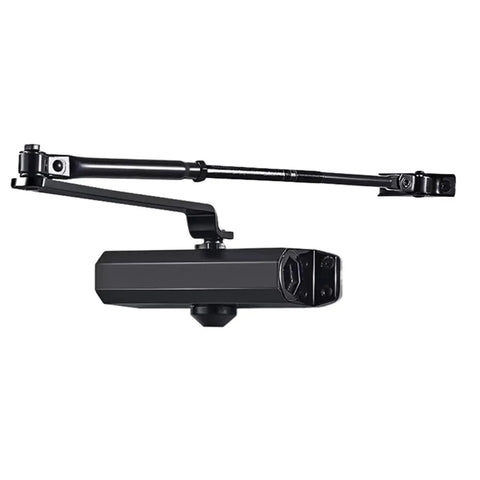Adjustable Door Closer Kit For 25 To 85 Kg Doors With Quiet Soft Closing Aluminum Alloy Body Smooth Closing Speed