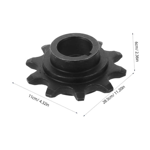 80cc Mini Motorcycle Chain Sprocket 10 Tooth Steel Gear for Go Kart and Mini Bike Upgrade, High Compatibility, Easy Install, Rear Replacement Part for Two Stroke Power Boost and Smooth Ride, black steel 10-tooth sprocket